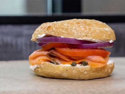 Veggie Bagel Sandwich